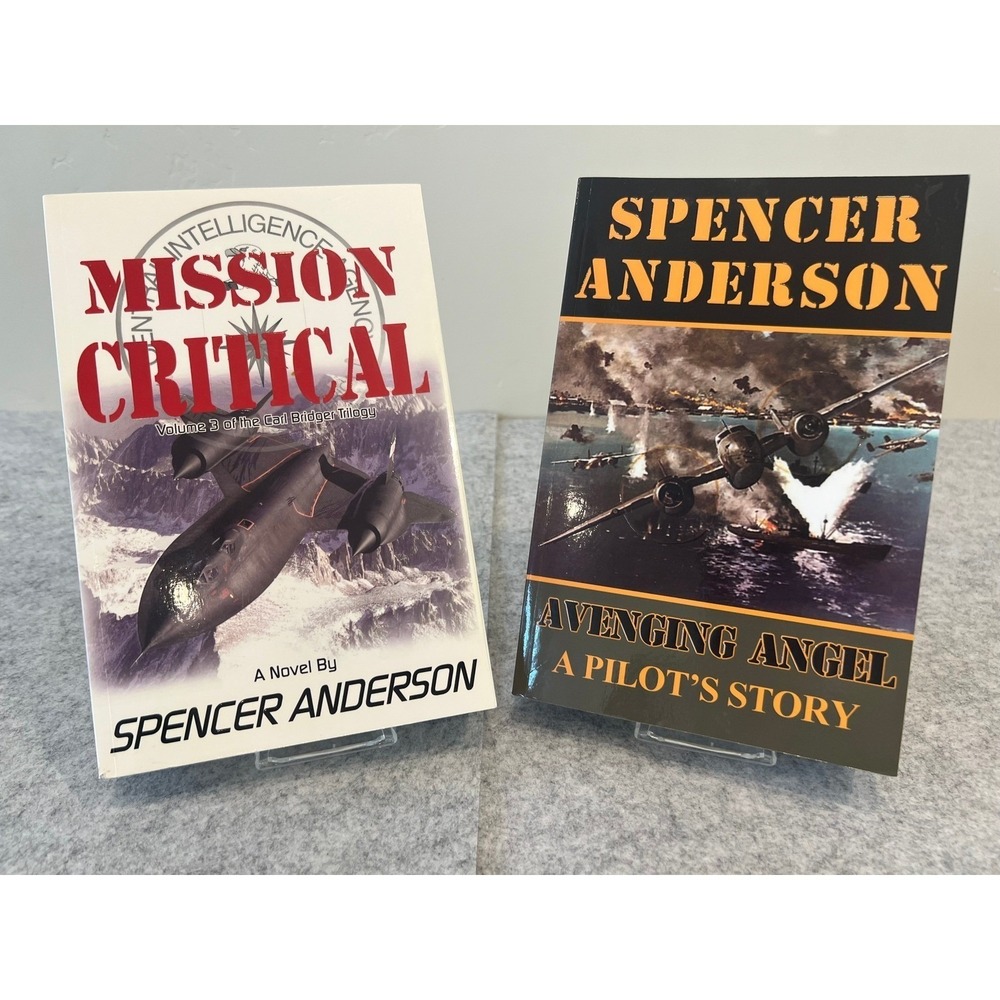 Avenging Angel & Mission Critical - Military Adventure/Thriller Fiction - signed